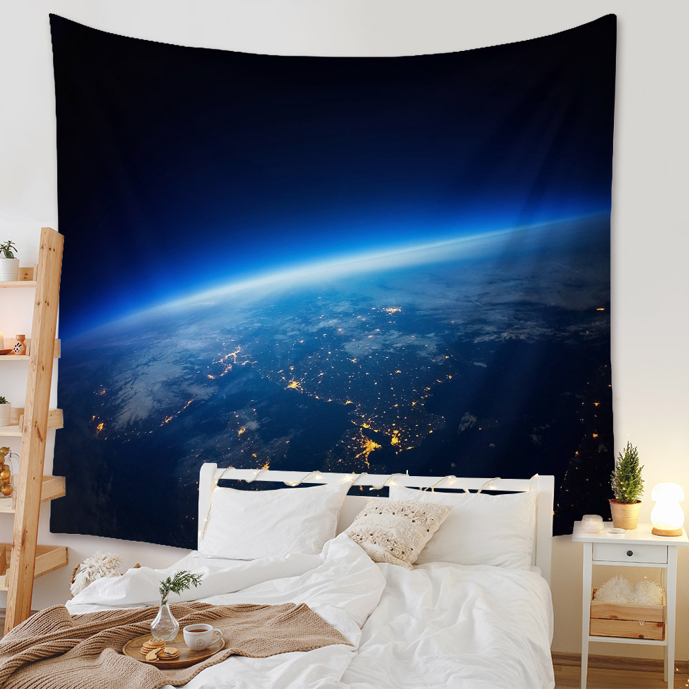 Fashion Universe Painting Wall Decoration Cloth Tapestry Wholesale Nihaojewelry display picture 136