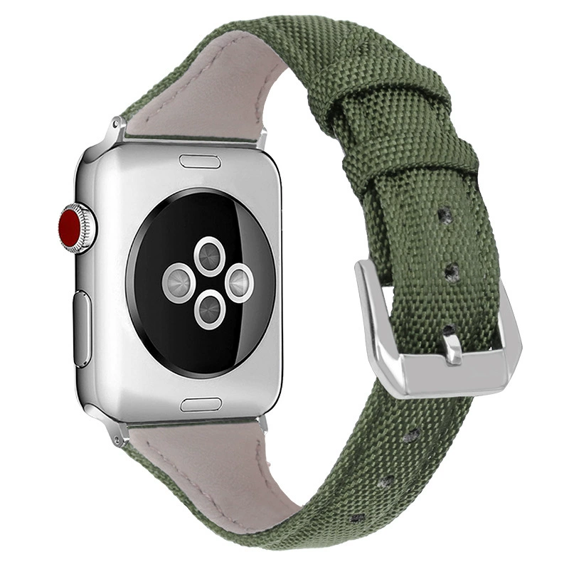 Наручные часы унисекс из нейлона Apple, подлинная кожа