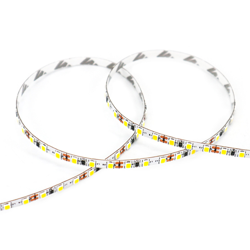LED 유연한 저전압 소프트 라이트 바 2835 패치 12V 초좁은 5MM 라인 라이트 24V 하이라이트 분위기 자체 접착 라이트 스트립