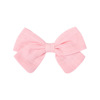 Cloth with bow, children's hairgrip, cute hair accessory, suitable for import, European style, wholesale