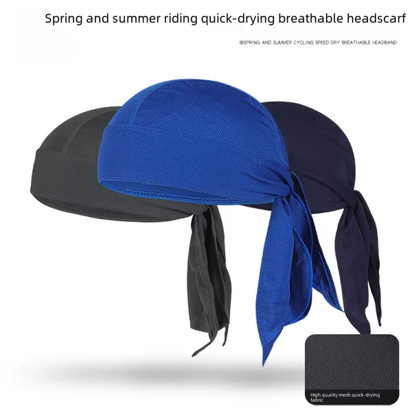 Qianqianya Cross-Border Sports Cycling Outdoor Hat Turban Breathable Quick-Drying Hat Pirate Hat Motorcycle Hat Turban