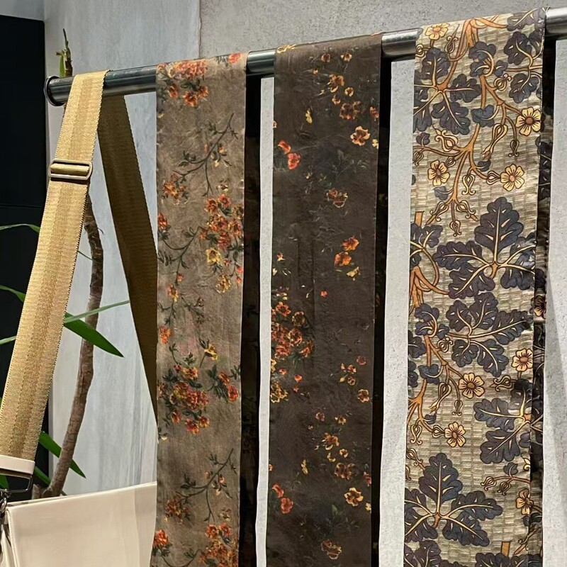 UMA Silk Scarf Decoration Vintage Copper Ammonia Silk Printing Casual Light Luxury Niche Chinese Designer Silk Elegant