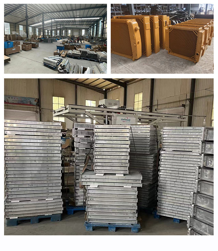 Port machinery radiator, width 690, height 1430, port equipment engine coolant tank
