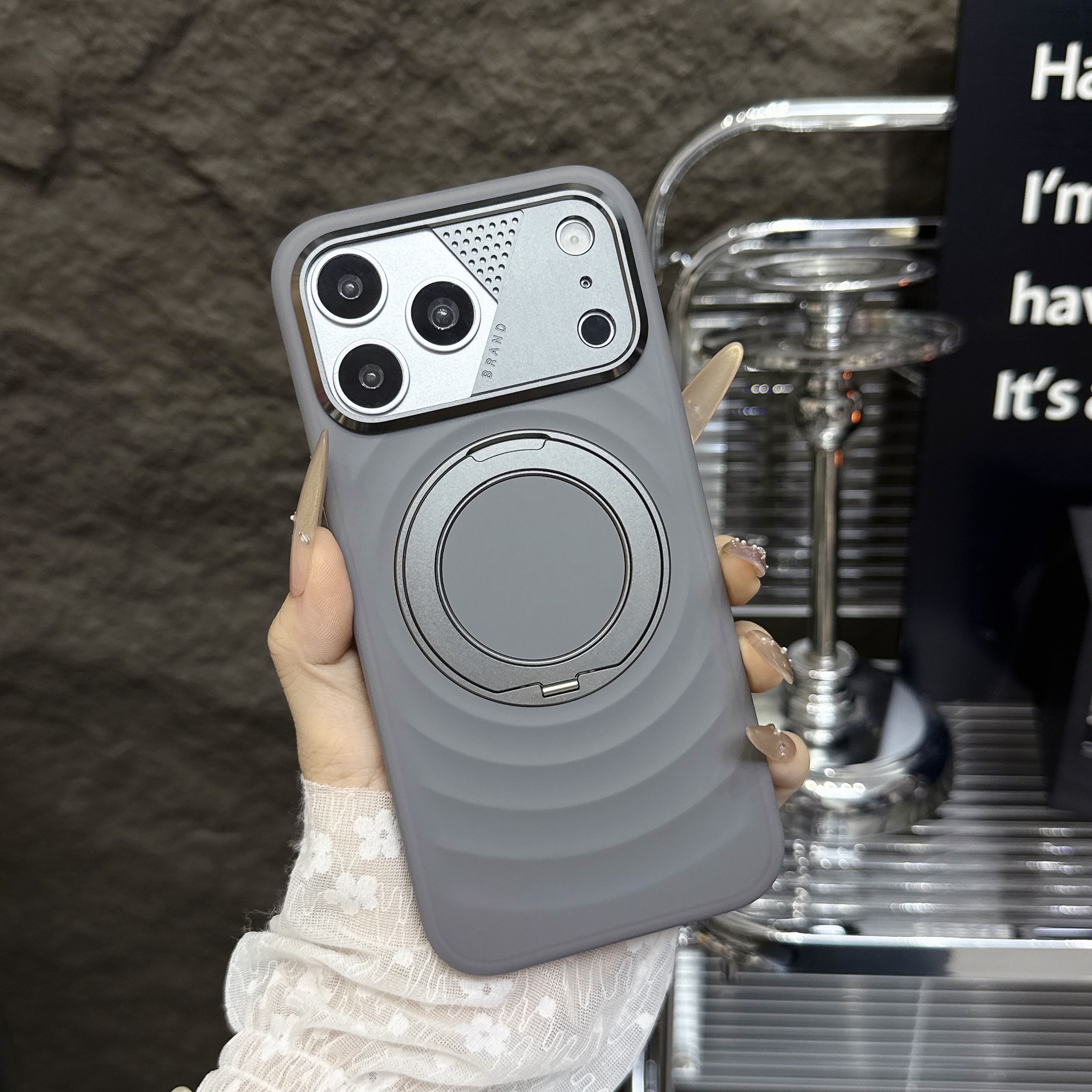Magnetic Rotating Phone Case For Iphone Protective Cover_voghion.com