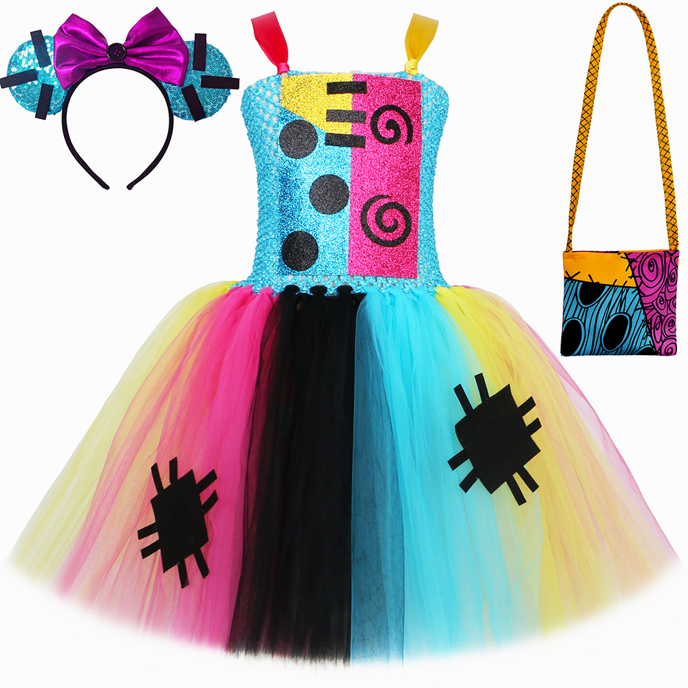 Baby Girls' Clothing Halloween costume girls mesh tulle skirt holiday performance costume_voghion.com