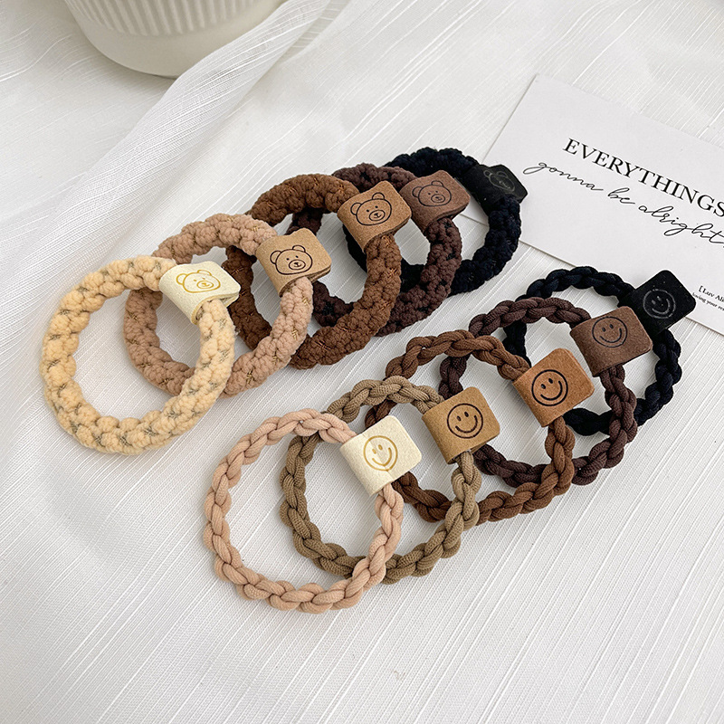 Cuerda para el cabello de alta elasticidad y duradera, banda de goma para atar el cabello para mujeres, celebridad de Internet 2024, nueva cuerda para el cabello simple, lazo para el cabello