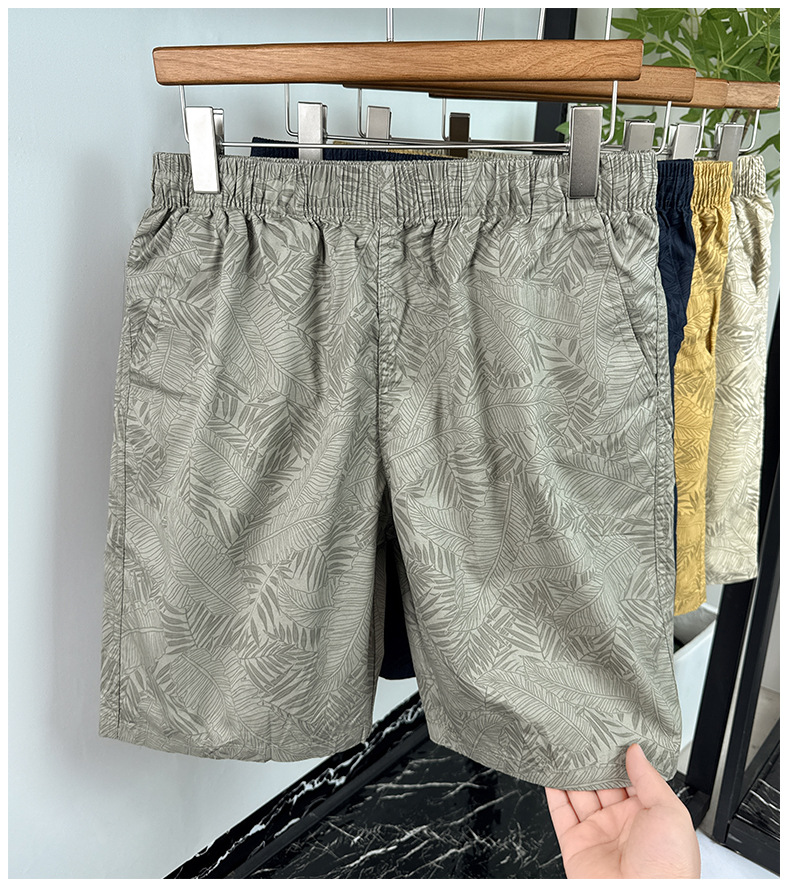 Men's Quick Drying Printed Casual Summer Shorts In Cotton_voghion.com