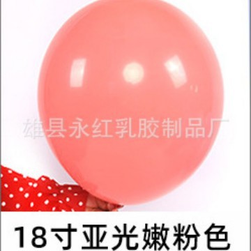 Fábrica al por mayor de 18 pulgadas macaron globo boda cumpleaños fiesta decoración mate globo redondo de látex globo