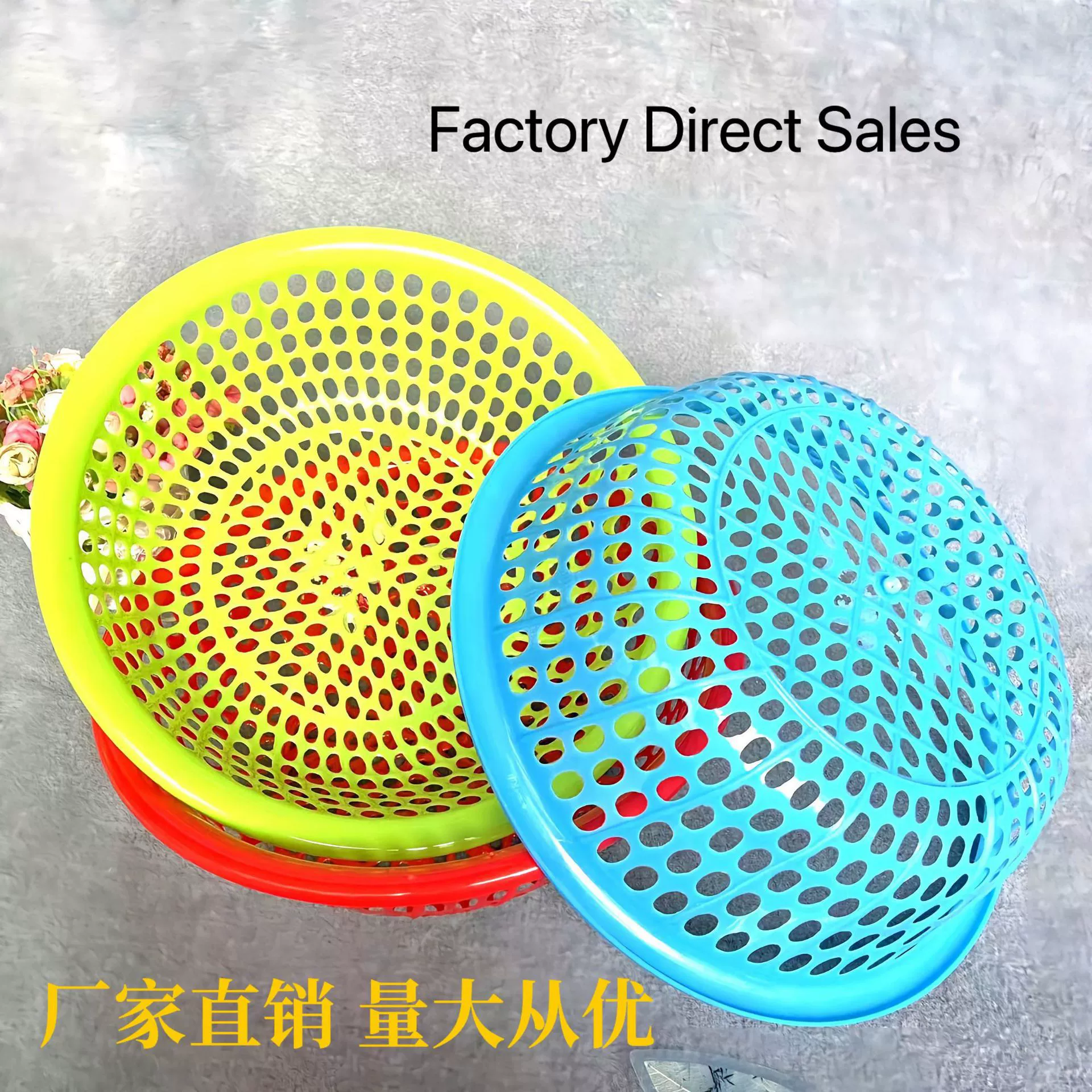 28 корзин для овощей Пластиковая корзина для слива Домашняя корзина для мытья овощей Пластиковая корзина для мытья овощей Круглая корзина для овощей