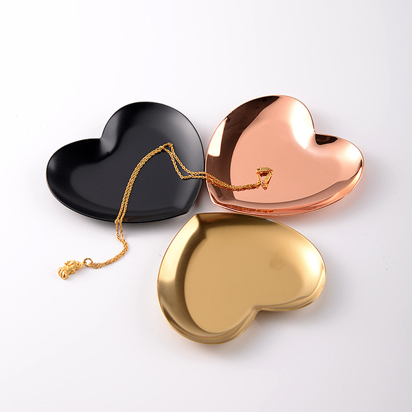 Japanese brand metal accessory stainless steel heart shaped