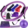 Pilates butt abuse circle eleven piece set purple