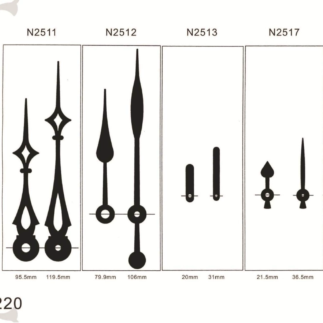 Hongkang кварцевые часы указатель часов Чистые медные часы