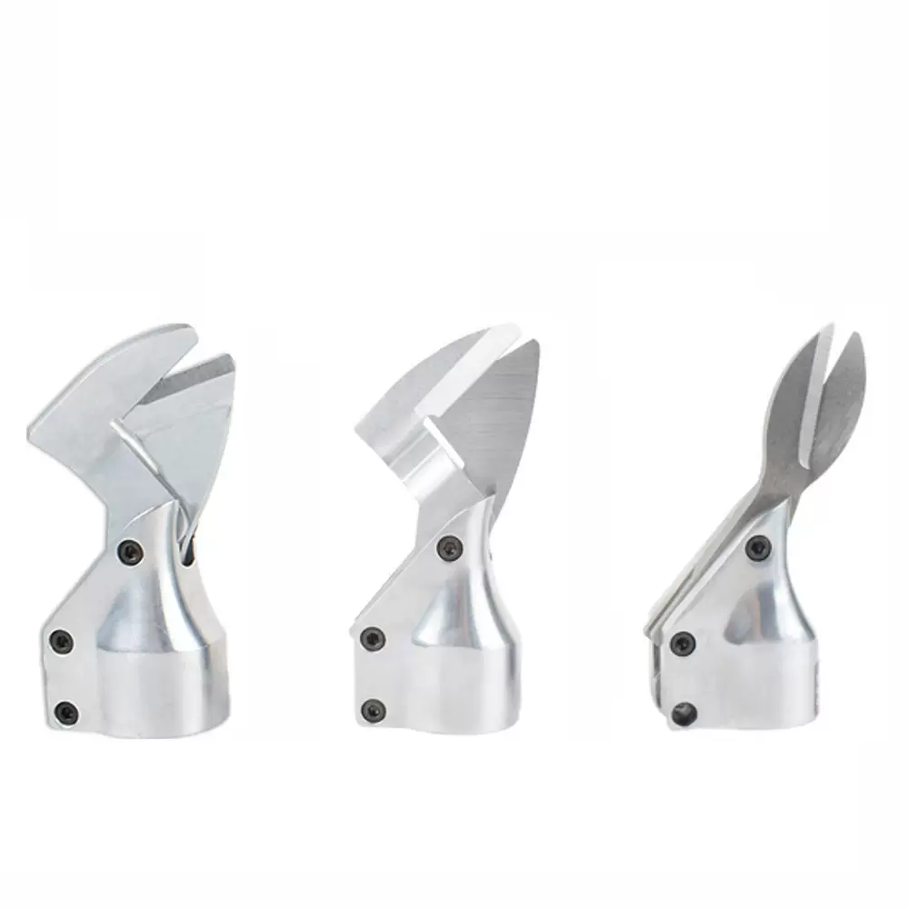 跨境气动剪刀刀头金属剪裁布羊毛剪金刚网剪刀气推子刀头开口刀头