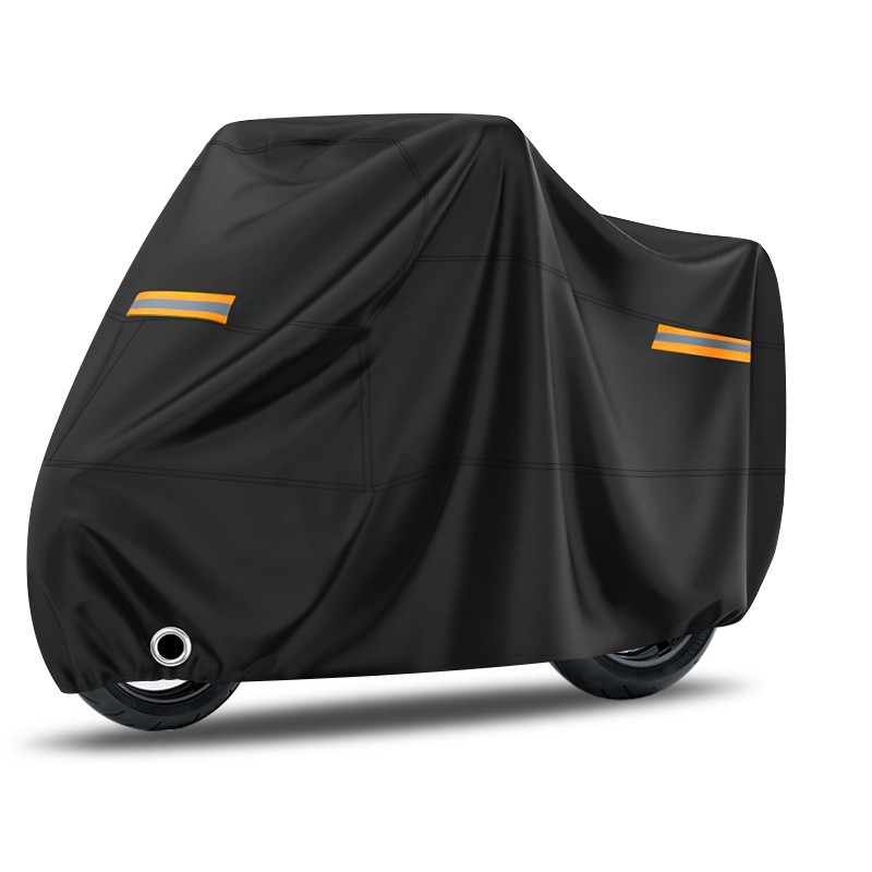In-Stock Cross-Border 190t Motorcycle Cover Outdoor Car Cover Motorcycle Cover Electric Vehicle Waterproof Sun Protection Bicycle Cover