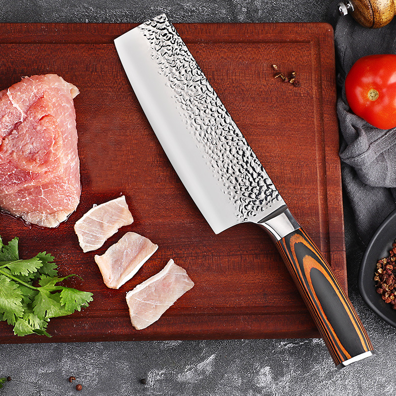 Cuchillo de cocinero de acero inoxidable cuchillo de cocina doméstico sin molienda cuchillo de cocina cuchillo de cocina cuchillo de cocina forjado y punzante cuchillo de cocina otros Pales