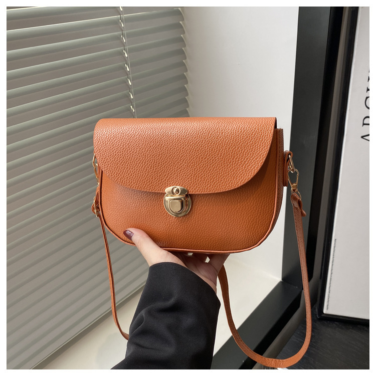 276g Weight Sewing Thread Fashion Element Lock clasp Closure Type Single Shoulder Strap Strap Type Casual Occasion Pu Leather Material Solid Color Pattern All Seasons Season Women's Gender Classic Style Style Square Shape Women's Pu Leather Solid Color Classic Style Sewing Thread Square Lock Clasp 11
