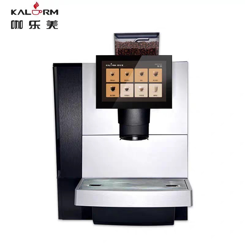KALERM E60 coffee machine is a fully automatic commercial grinder for making American and Italian lattes, suitable for use in offices and hotels KALERM E60 coffee machine is a fully automatic commercial grinder for making American and Italian lattes, suitable for use in offices and hotels