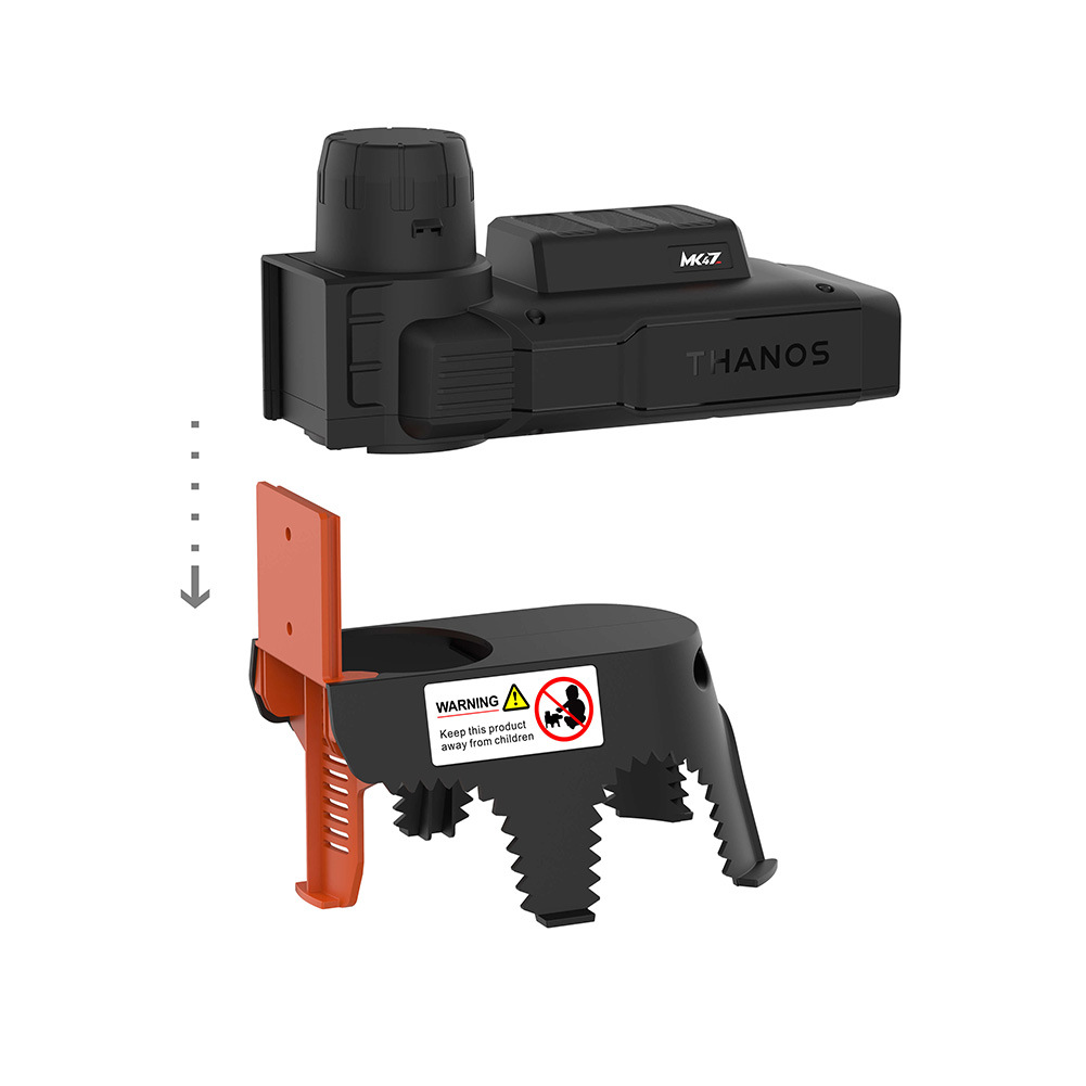 Trappola elettrica a doppia eliminazione per topi, dispositivo intelligente per il controllo dei roditori, per uso domestico e commerciale - Non a base di CO2_voghion.com