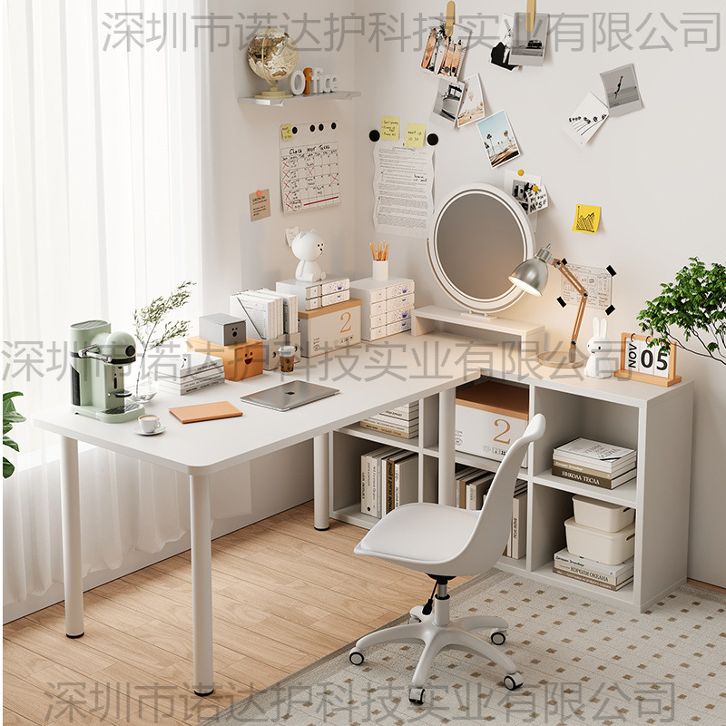 Computer Desk, Office Desk, Home Simple Writing Desk, Bedroom Long Table, Study Table, Makeup Table Can Be Customized