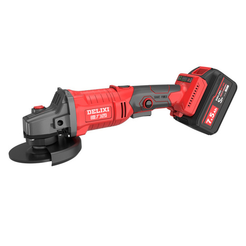 Delixi lithium angle grinder brushless rechargeable cutting machine household multi-function grinder hand grinder hand grinding wheel