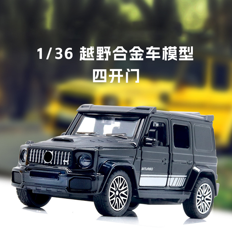 Cien todoterreno de aleación modelo de coche juguete para niños Puerta Abierta modelo de coche regalo coche deportivo decoración de la torta decoración Niño