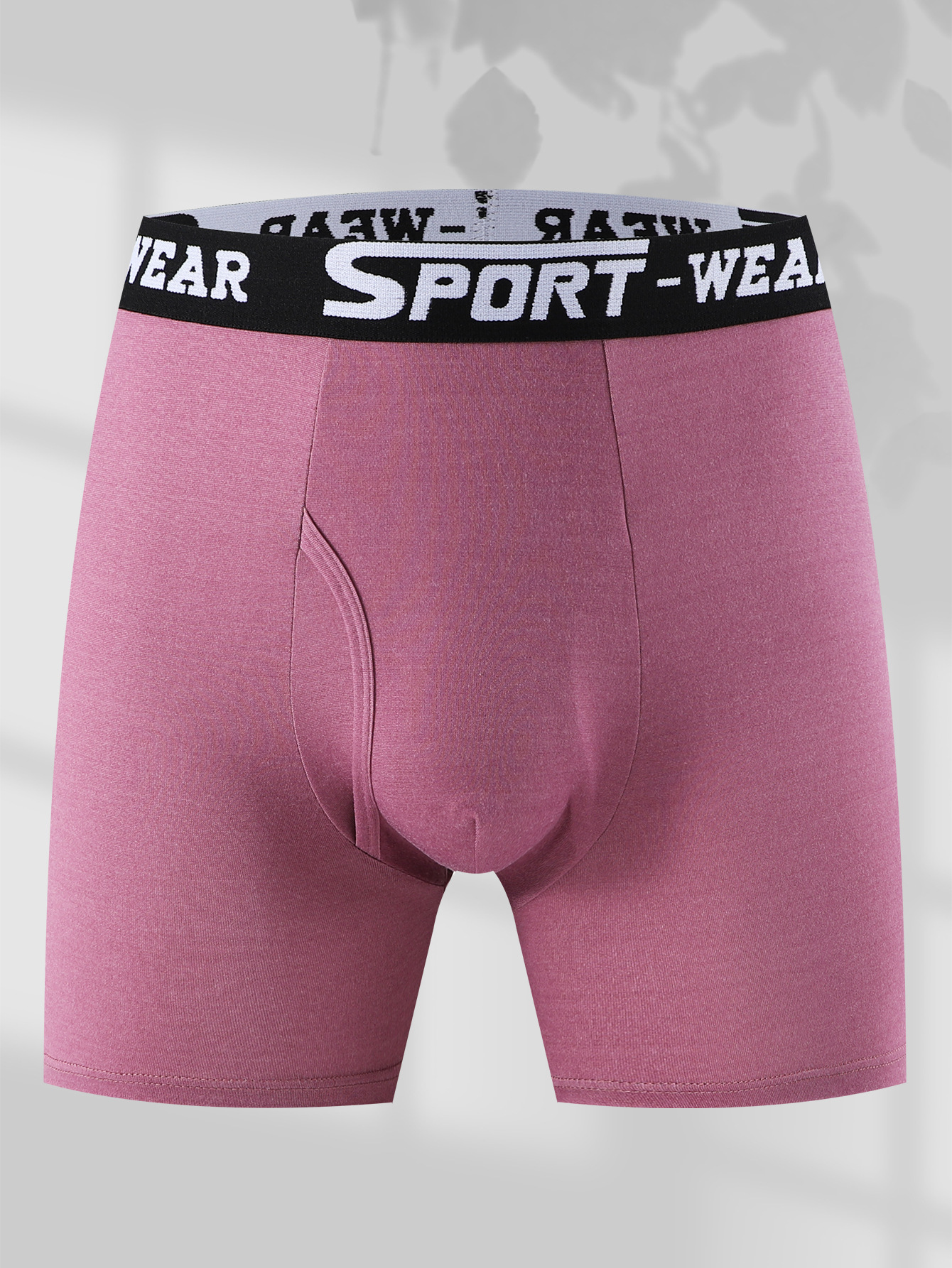 ドロップシッピングファッションソリッドカラーの男性の下着鮮やかなウエストバンド快適なボクサーパンツ速乾性スポーツ通気性ショーツ