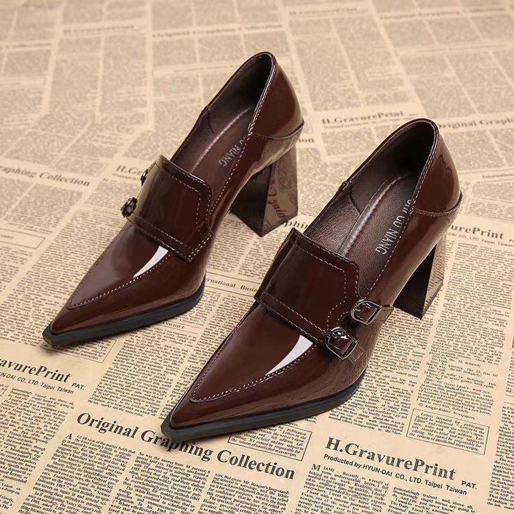 2026 Sheepskin European and American Pointed Toe Women's Pumps, 2026 Spring High Heels, Elegant Commuting Women's Shoes 2026 Sheepskin European and American Pointed Toe Women's Pumps, 2026 Spring High Heels, Elegant Commuting Women's Shoes