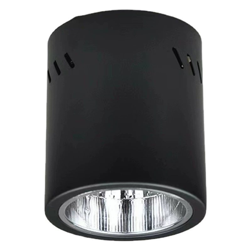 Традиционный винт без отверстий E27, корпус даунлайта открытого монтажа, 3-дюймовая 4-дюймовая 5-дюймовая 6-дюймовая энергосберегающая лампа, трубка открытого монтажа