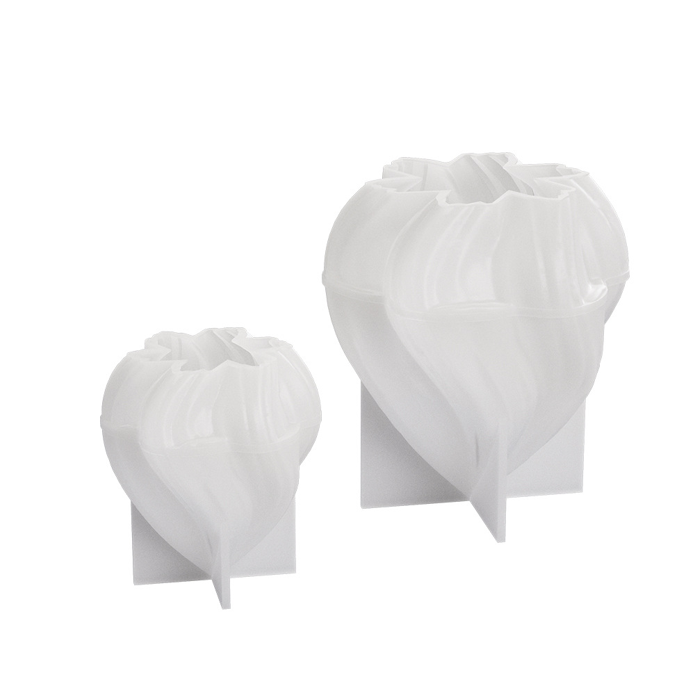 Molde de Silicona para Vela de Gota Espiral Geométrica, para Velas Aromáticas image 5