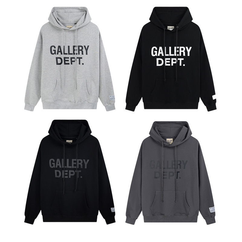 クロスボーダー卸売 GALLERY DEPT 落書きレターハイストリートパーカージャケットカップルスウェットシャツジャケットロングパンツ|undefined