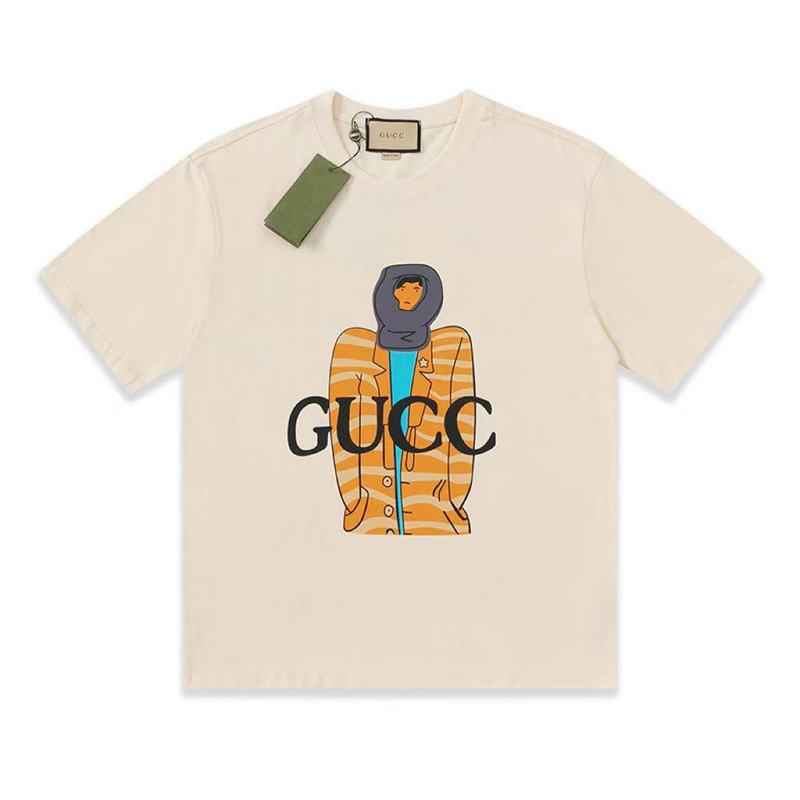 新しい古代 GU フルプリント CCI ベルクロ半袖インターネット有名人 ins トップ服トップ T シャツカップル|undefined