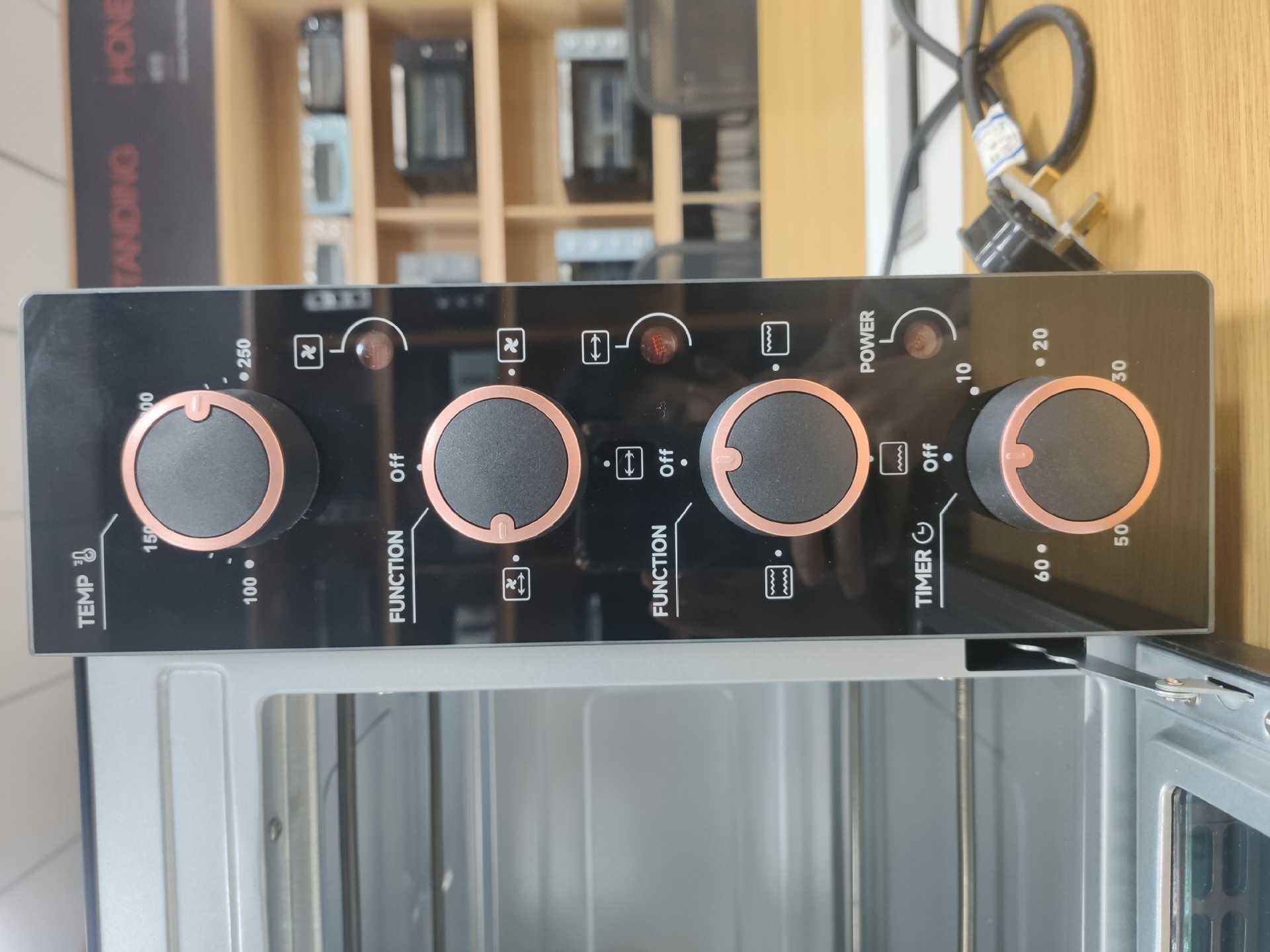 35L horno doméstico comercio exterior europeo gran capacidad horno de convección multifuncional CE fábrica personalizada KE35