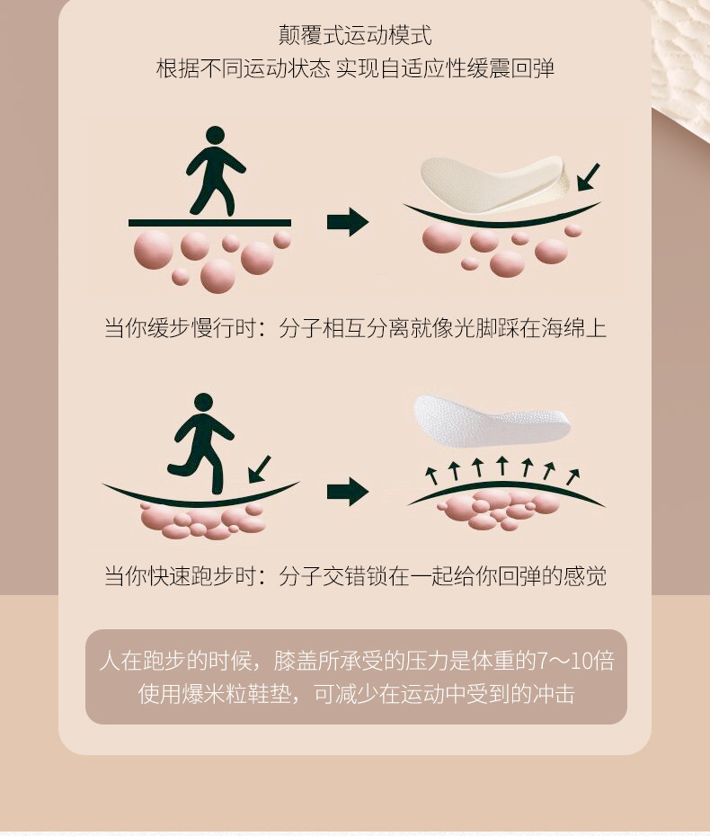 boost内增高鞋垫运动鞋减震气垫鞋垫子男士女通用增高垫鞋垫批发详情5