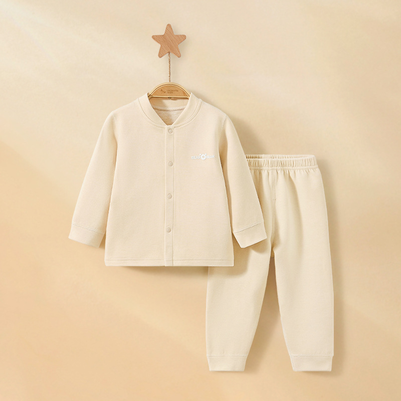 Set de ropa interior para bebés otoño y invierno para niños calientes split niños niñas ropa de base para bebés abrigos de otoño pantalones de otoño