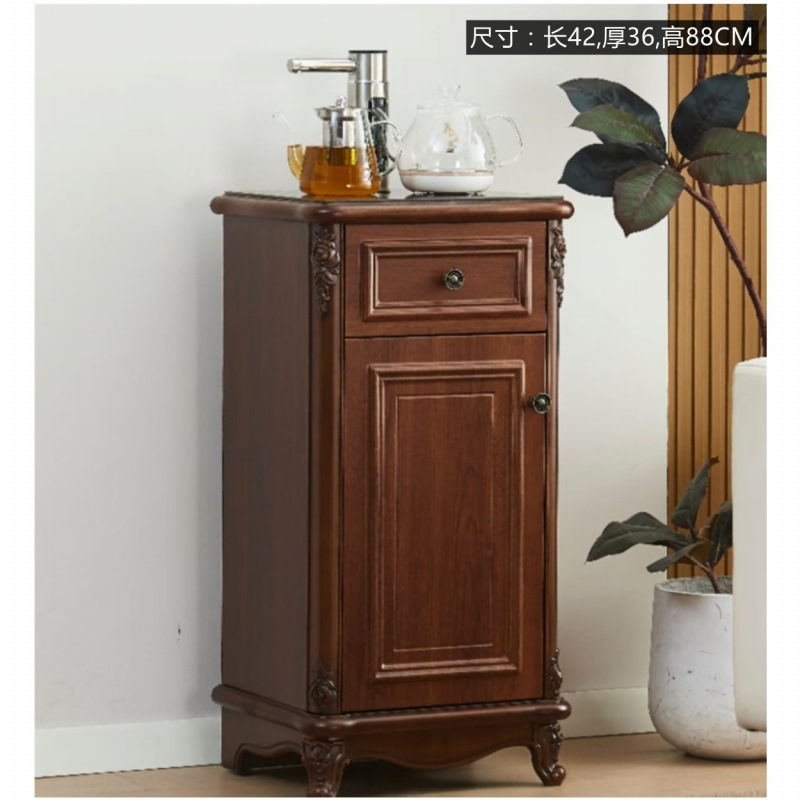 2025 nuevo gabinete de bar de té doméstico de madera china de alta gama totalmente automático dispensador de agua inteligente desinfección gabinete todo en uno