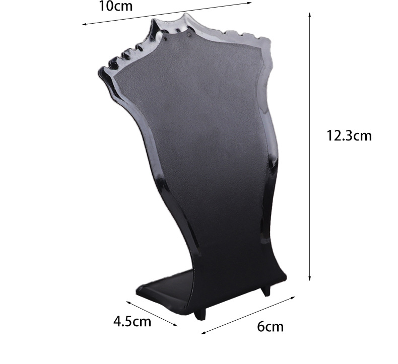 Estilo Simple Cuadrado Color Sólido Cuello El Plastico Estante De La Joyería display picture 1