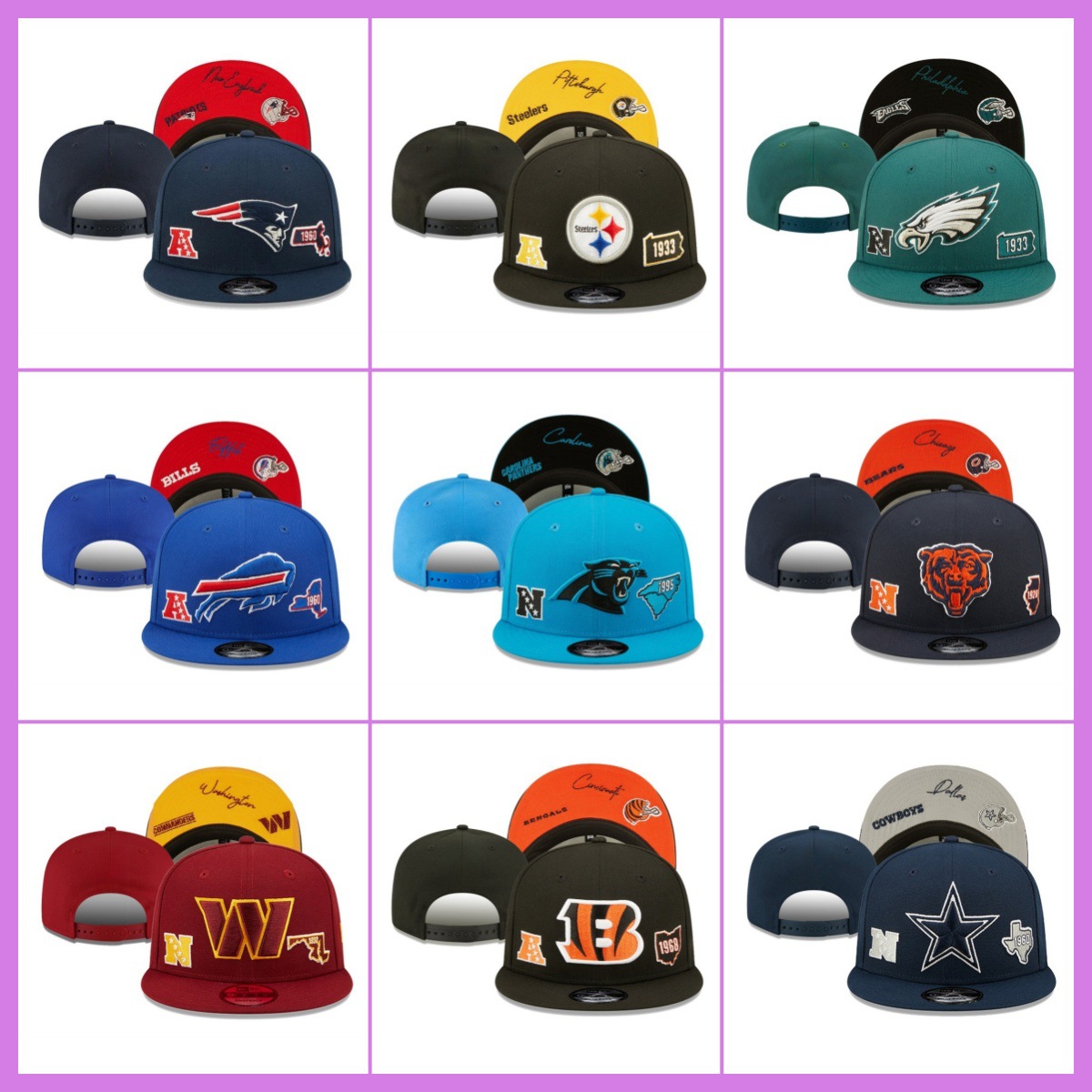 Fábrica al por mayor transfronterizo 2024 PuChangAnFo años sombreros de béisbol sombreros bordados sombreros de béisbol sombreros deportivos image 1