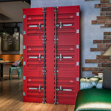 集装箱铁艺复古做旧工业风储物柜健身房更衣柜办公柜收纳柜寄存柜