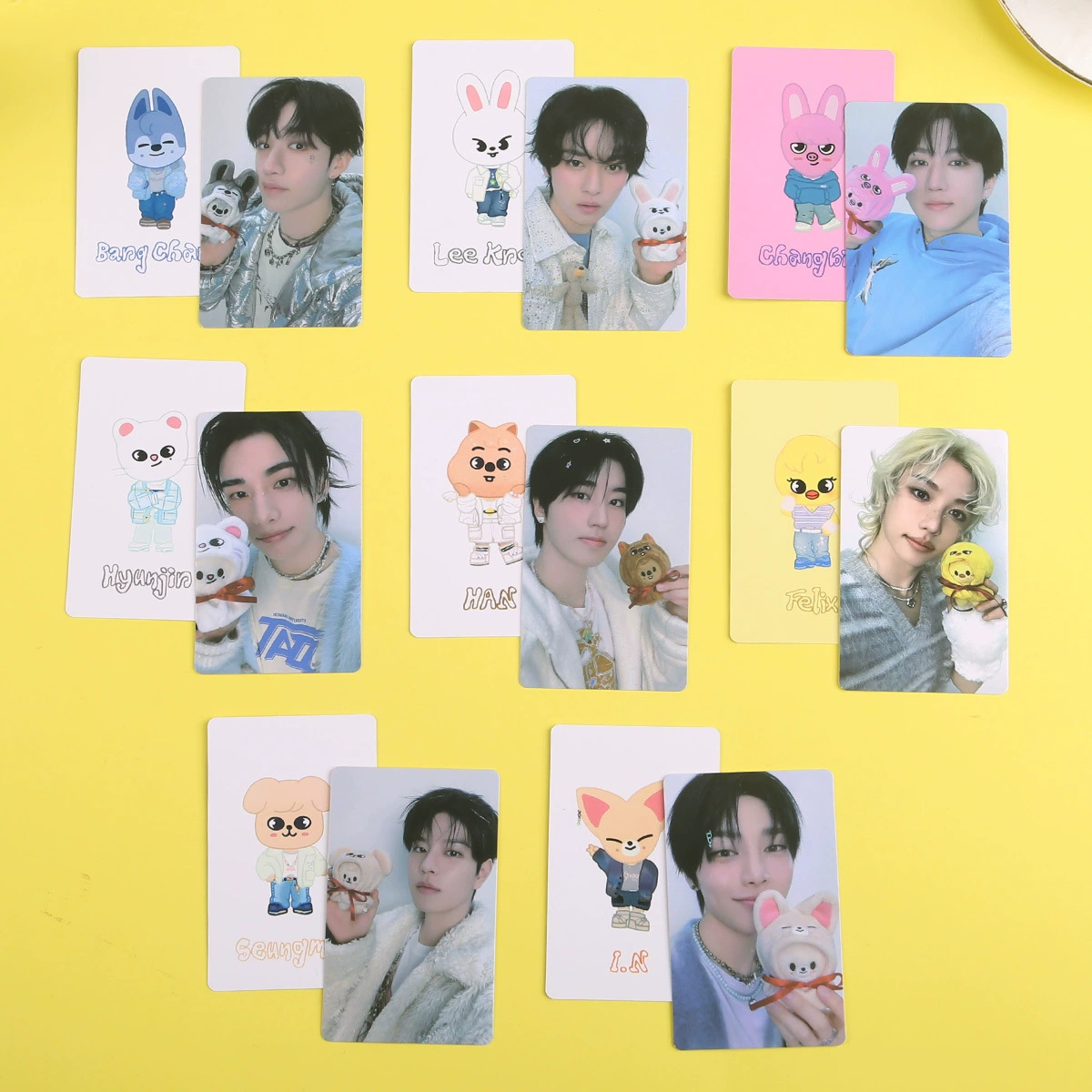Фотокарта (STRAY KIDS) HOP special 2025 оффлайн стоячая маленькая карта, 5,4×8,6 см