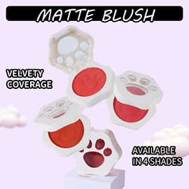 跨境新品violahouse猫爪腮红面中提亮气色自然腮红膏多色现货批发