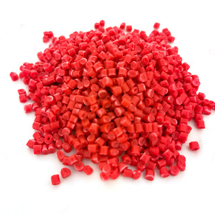 Dyeing Polypropylene Pp Regeneration Material Modified Red Pp Material Particles May Varpylene Granular Impact 15 Granular Materials