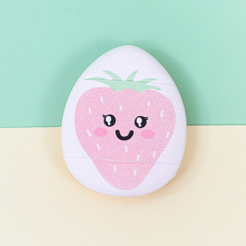 Polvo de dedo personalizado mini pulgar polvo de pulgar impresión de superficie de la piel concelector pequeño cojín de aire triángulo marshmallow esponja de maquillaje