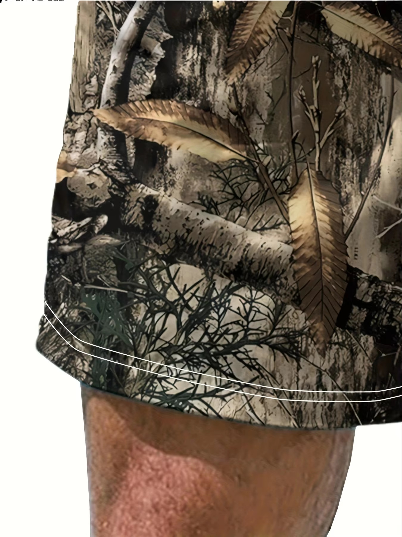 Men's Shorts Camouflage Quick Drying Loose Fit Beach Trunks_voghion.com