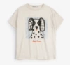 BC print puppy beige T-shirt