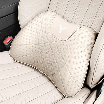 Waist support — for Lantu Car Headrest, Lumbar - off-white-single-waistrest