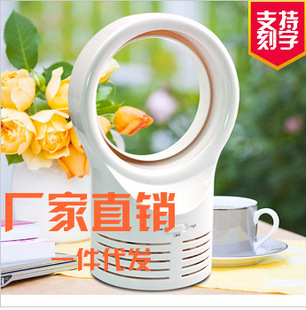 Mini large bladeless fan portable desktop office desktop creative home mini fan double gear adjustable