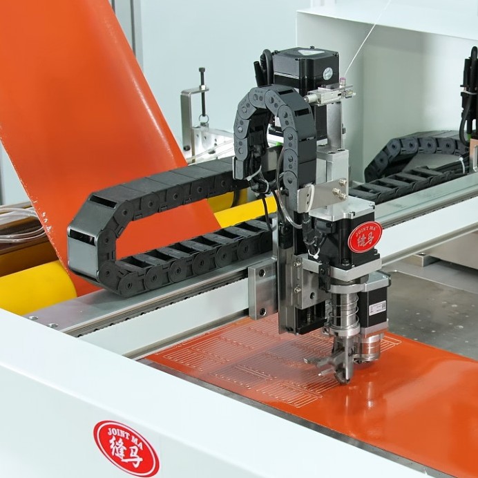 Máquina de cableado de fijación automática de silicona de marca de costura, cuchilla de calentamiento de aceite de barril, cinta de calentamiento de silicona