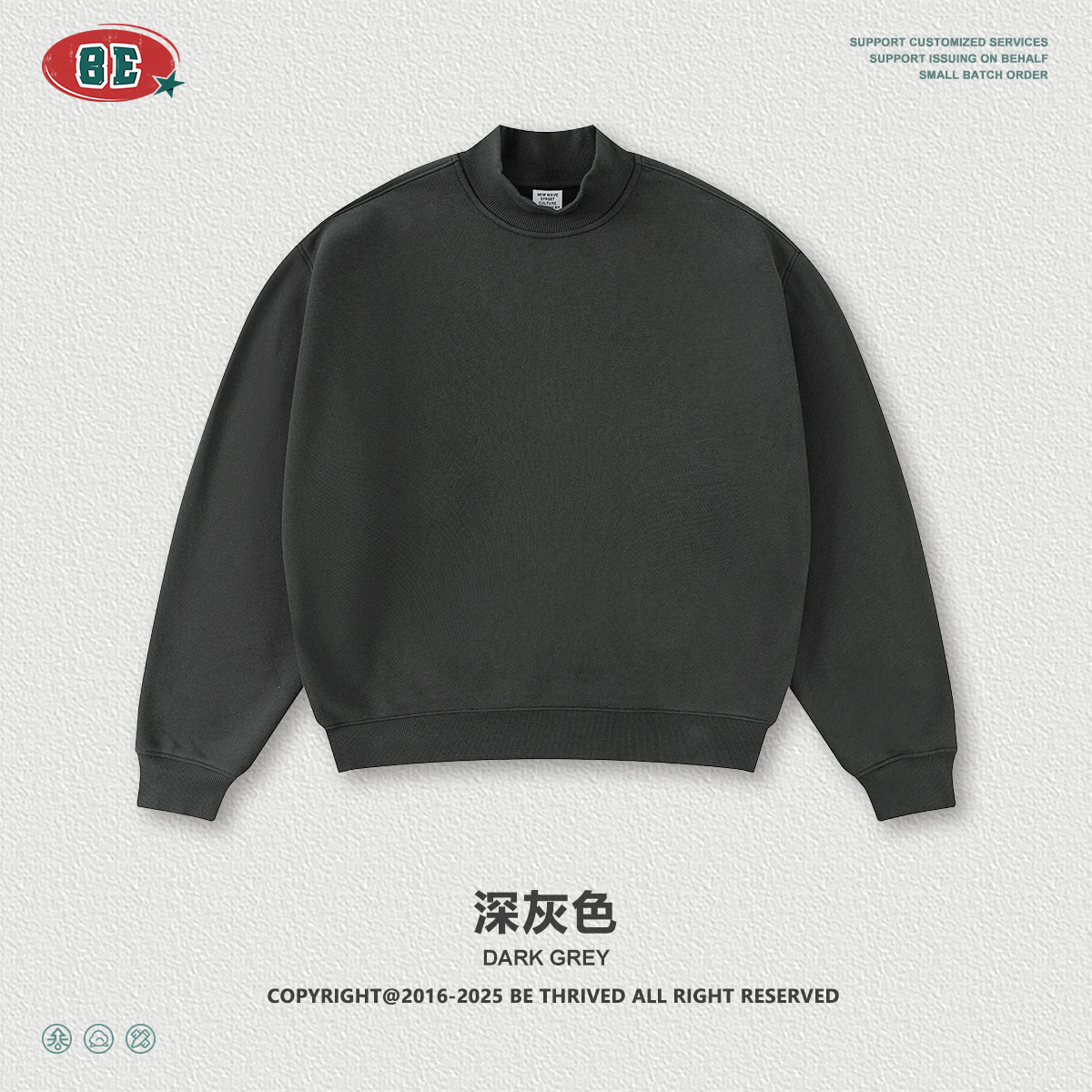 Be Hombres| 2025 invierno marca de moda americana de color sólido con camiseta encapuchada de lana suelta pantalones cortos trajes deportivos para hombres image 13
