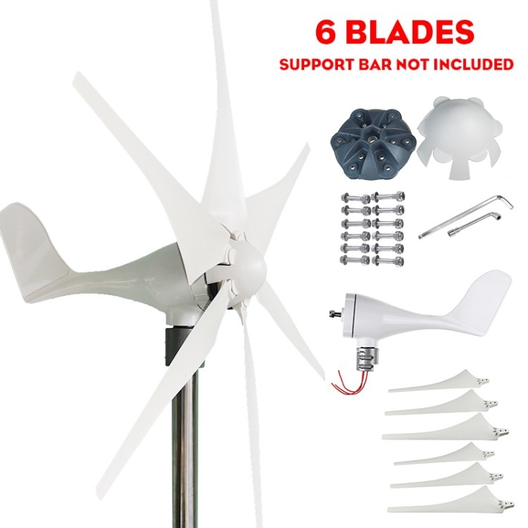 S5 タイプ 100W 風力発電機街路灯用小型風力発電機屋外風力太陽光ハイブリッドシステム|undefined