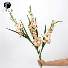 梦幻系列 PU剑兰唐菖蒲网红手感保湿仿真花 婚庆花艺摄影家居兰花